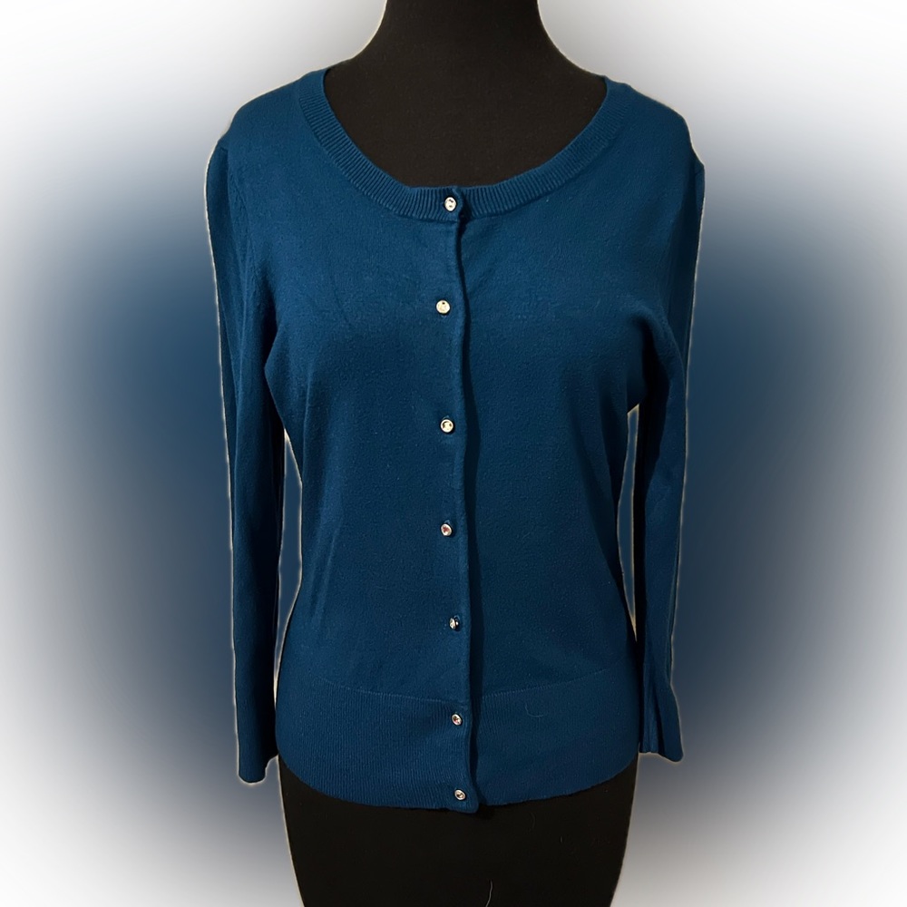 EXPRESS! LIKE NEW VINTAGE EXPRESS DESIGN STUDIO BUTTON UP WOMEN’S CARDIGAN SZ M